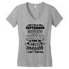 I Am A September Women Women's V-Neck T-Shirt