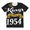 kings are born in 1954 All Over Women's T-shirt