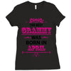 The Best Gramps Are Born In April Ladies Fitted T-Shirt