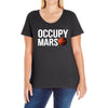 Occupy Mars Ladies Curvy T-Shirt