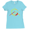 peace simbol Ladies Fitted T-Shirt