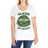 sloth so hard Ladies Curvy T-Shirt
