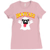 booyah ghost horror Ladies Fitted T-Shirt
