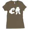ca cartoon hands Ladies Fitted T-Shirt