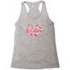 Jet'aime Flower Heart Racerback Tank