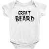 great beard Baby Bodysuit