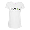 Panda Write T-Shirt Maternity Scoop Neck T-shirt