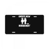 under new management stag night wedding mens License Plate