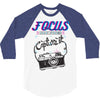 focus and than capture it 3/4 Sleeve Shirt