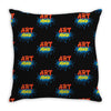 retro tv show unofficial art attack Throw Pillow