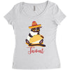 taco cat Women's Triblend Scoop T-shirt