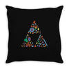 zelda item triforce Throw Pillow
