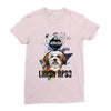who loves lhasa apso Ladies Fitted T-Shirt
