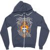 ghost clan bikers Zipper Hoodie