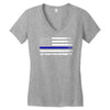 Vintage American Flag Women's V-Neck T-Shirt