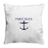 first mate Throw Pillow