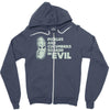 cucumbers soaked in evil Zipper Hoodie