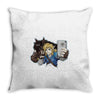 hylian selfie Throw Pillow