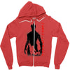 crazy rocket guardians japan poster shape cosmos space fighters Zipper Hoodie