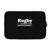 rugby a hooligans game Laptop sleeve