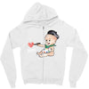 Cute Baby Painter's Dad Love Zipper Hoodie