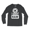 i shoot raw photography camera photograph Long Sleeve Shirts