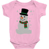 christmas snowman Baby Onesie