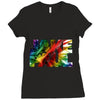 jake paul text paradise Ladies Fitted T-Shirt