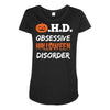 obsessive halloween disorder Maternity Scoop Neck T-shirt