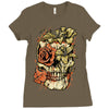 death flower Ladies Fitted T-Shirt