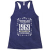 vintage made in 1969 perfectly aged a living legend Racerback Tank