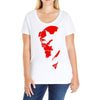 hellboy comic superhero cool Ladies Curvy T-Shirt