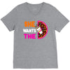 She Wants The D - Dunkin Donuts V-Neck Tee