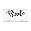 bride License Plate