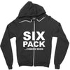 six pack coming soon mens Zipper Hoodie