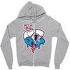krim lim Zipper Hoodie