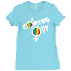 coming out Ladies Fitted T-Shirt