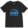i'd rather be skiing V-Neck Tee
