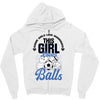 Some Girls Love Diamonds This Girl Loves Balls Zipper Hoodie