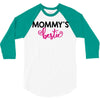 mommy's bestie 3/4 Sleeve Shirt