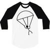 stick man skydiving 3/4 Sleeve Shirt
