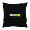 president eat people Throw Pillow