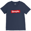 simple red V-Neck Tee