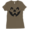 jack o lantern halloween Ladies Fitted T-Shirt