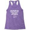 if you can read this put me back on my horse Racerback Tank