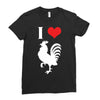 i love cock Ladies Fitted T-Shirt