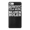 blues rules iPhone 7 Case