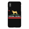 colifornia republic parody pugfornia republic iPhoneX Case