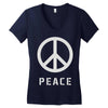 peace sign Women's V-Neck T-Shirt