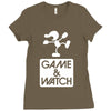game &amp; watch tribute Ladies Fitted T-Shirt